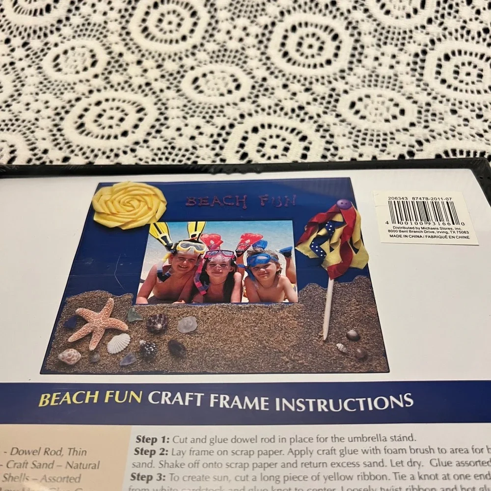Journeys Black Craft Frame | Arts Crafts Kids Memories | NWT